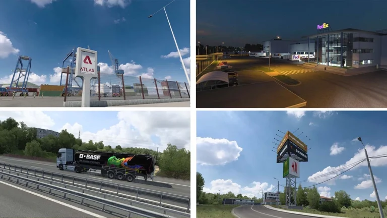 Real companies, gas stations & billboards 1.49